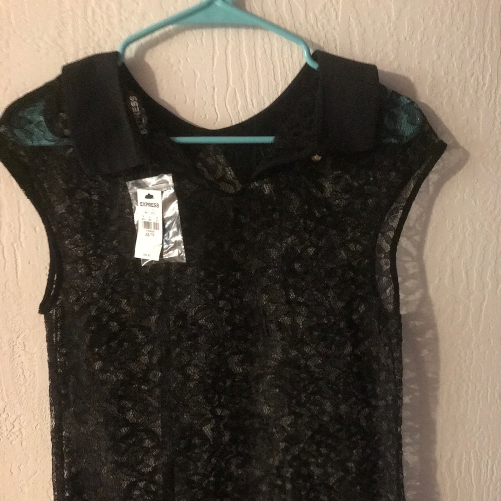 EXPRESS SE THROUGH TOP XS/ TP BLACK